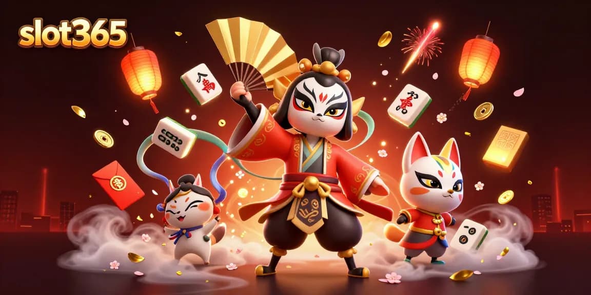 Engage in exciting gameplay at slot365 with vibrant animated characters and dynamic casino elements.