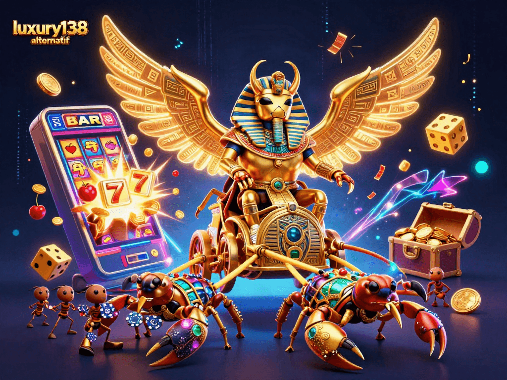 Permainan menarik di luxury138 alternatif, petualangan kasino online dengan simbol keberuntungan.
