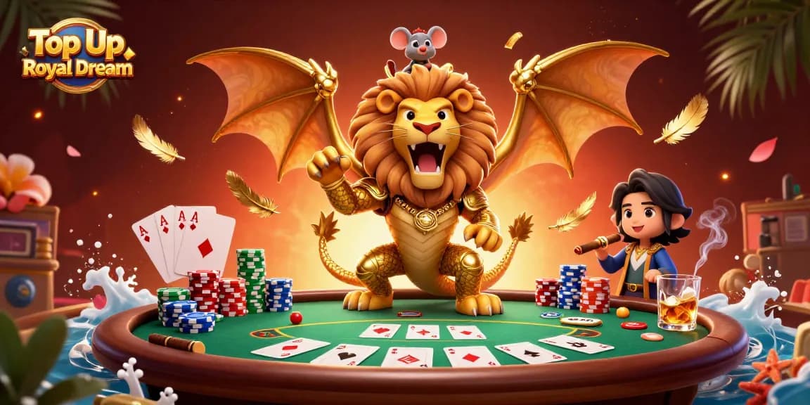 Top Up Royal Dream dengan rajanya permainan, koin cerah dan suasana menggugah semangat!