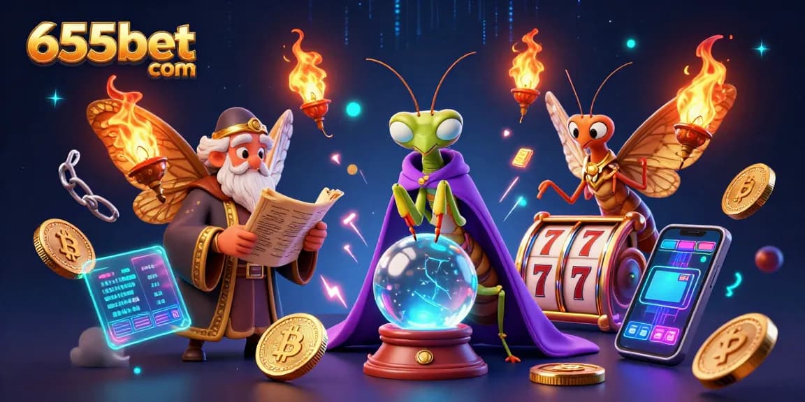 Engage with thrilling slots and jackpot action at 655bet com, featuring vibrant 3D casino characters.