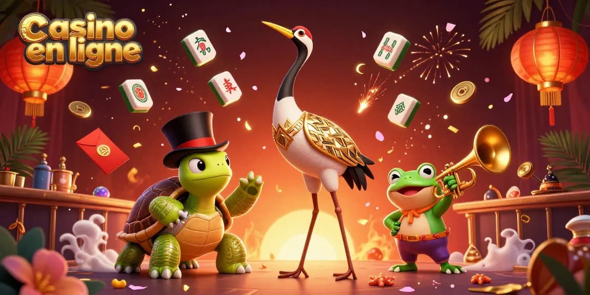 Jouez sur un casino en ligne avec une scène dynamique d'un crâne art déco et une tortue élégante.