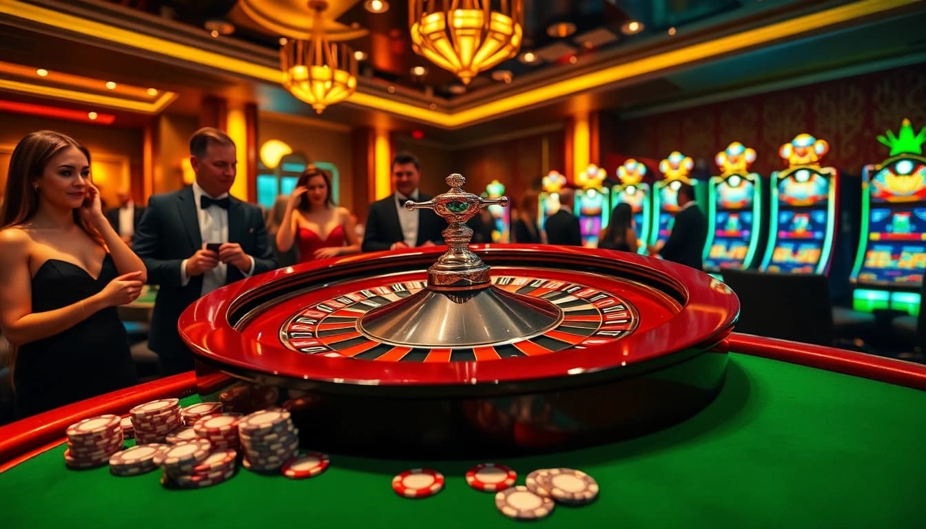 Engage in high-stakes gaming at lc88 .com with exciting roulette and vibrant casino tables.
