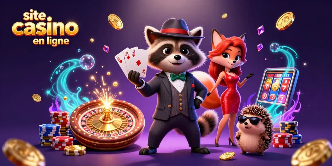 Jouez au site casino en ligne avec ce riche tableau de cartes et de jetons scintillants.
