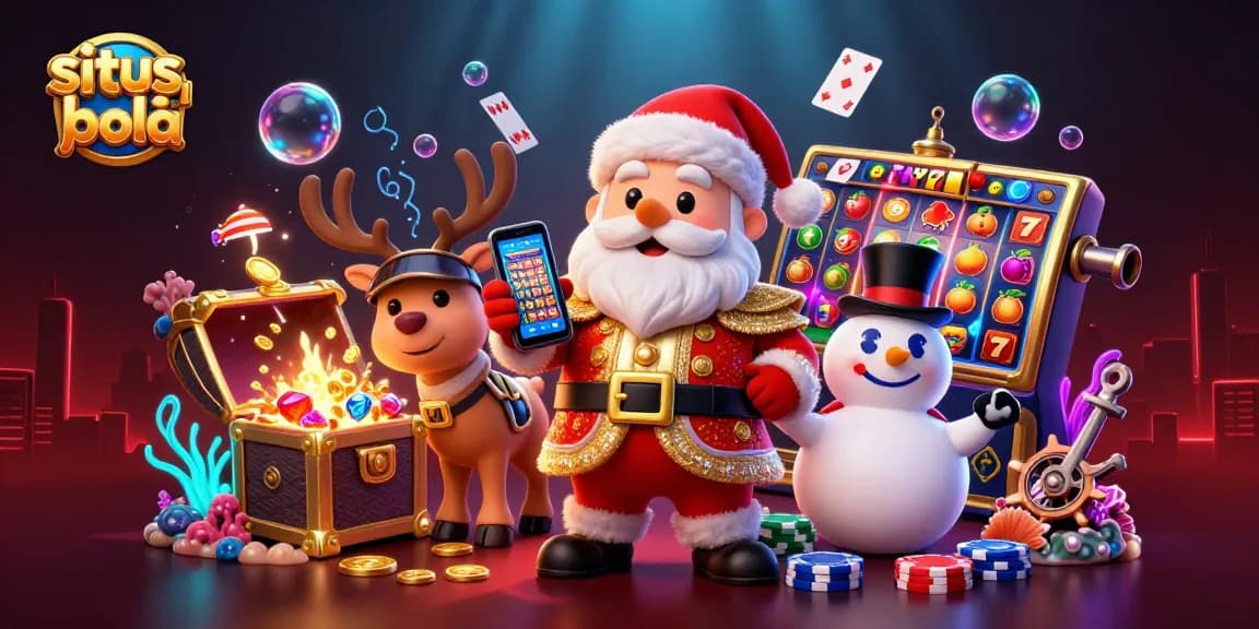 Engage with situs judi bola to unleash thrilling jackpot excitement with Santa and friends.