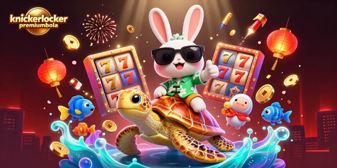 Experience the thrill of knickerlocker premiumbola with a lively casino-themed 3D illustration showcasing vibrant characters.