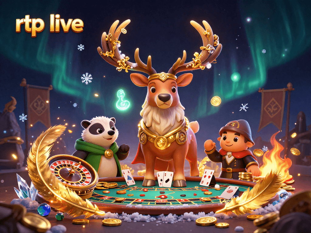 Betting strategies come alive with rtp live in this vibrant casino scene full of character.