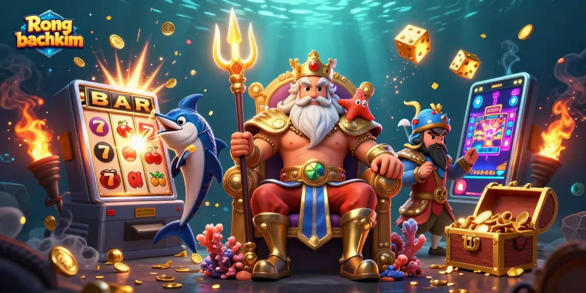 Winning strategies at Rong bachkim with dynamic slot and casino themes in an underwater scene.