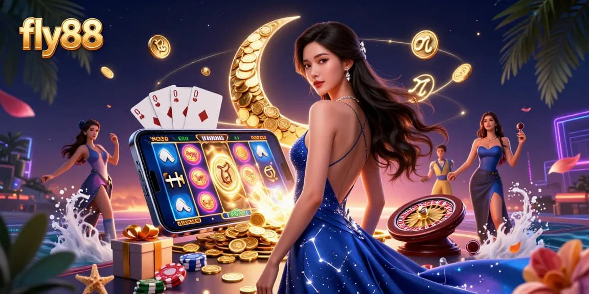 Experience thrilling wins at fly88 with vibrant slot games and elegant casino ambiance