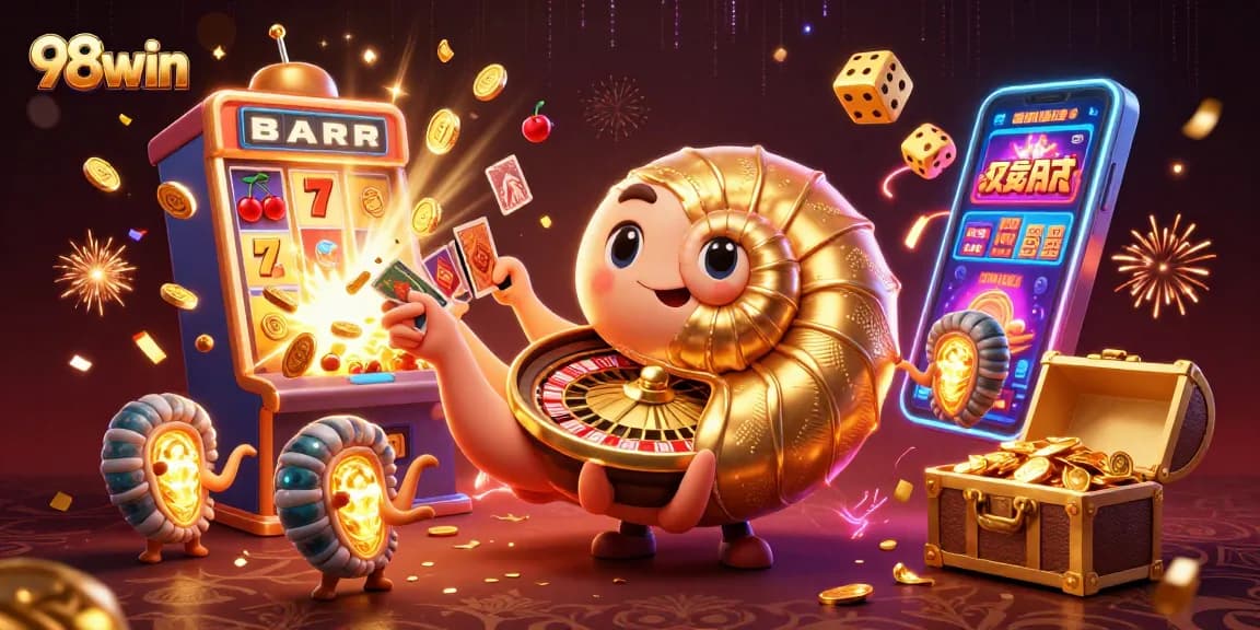 Experience thrilling play at 98win with an exhilarating jackpot explosion and colorful casino games.