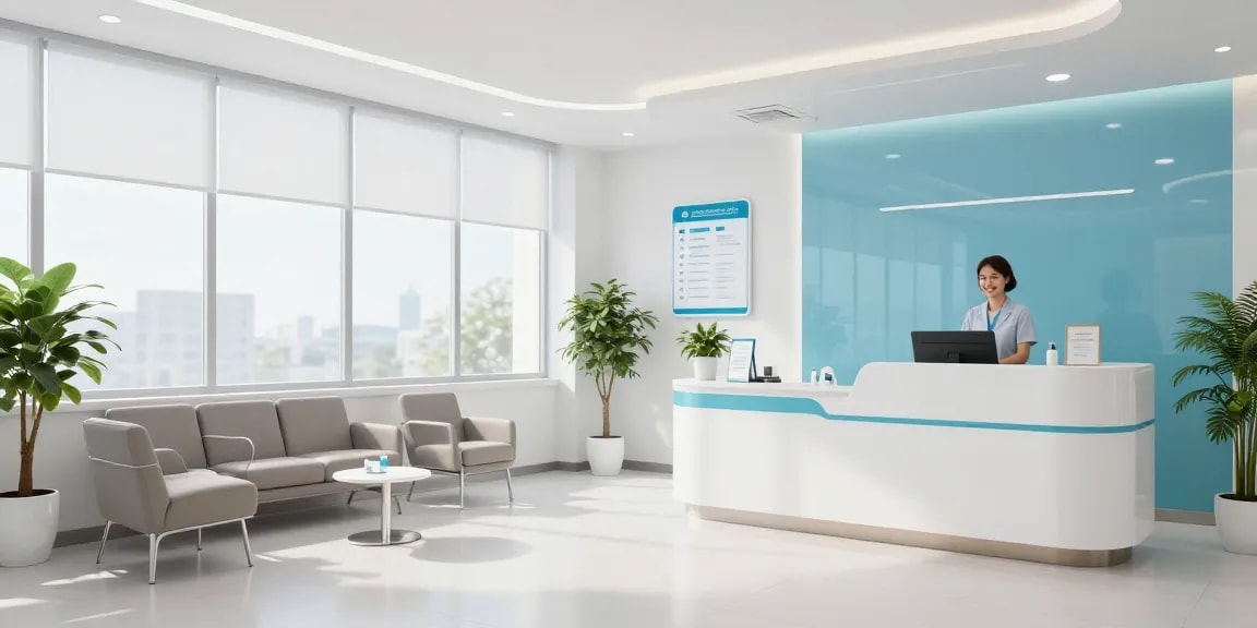 Hair transplant turkey consultation with healthcare provider in modern clinic.