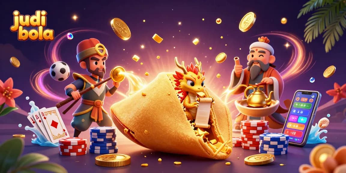 Engage in judi bola with dynamic sports betting elements in an elaborate casino scene.