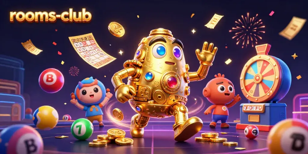 Memenangkan hadiah di rooms-club dengan permainan slot digital yang menarik dan cepat.