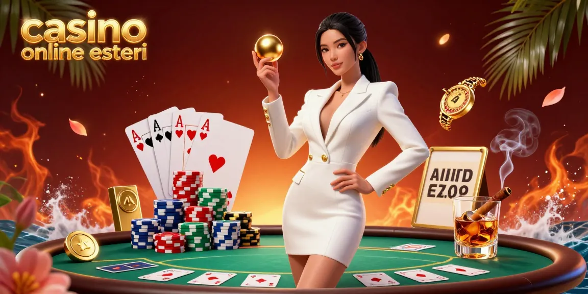 Scopri l'emozione del casinò online esteri con elementi di poker dinamici e un'atmosfera vibrante.