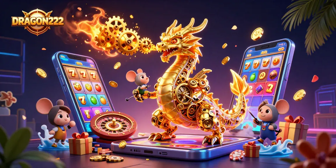 Experience winning thrills with DRAGON222's golden dragon and dynamic slot gameplay features.