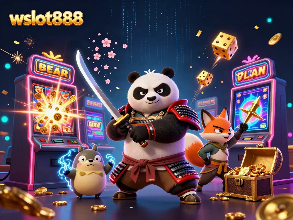 Permainan slot gacor wslot888 menghadirkan pengalaman menarik dengan karakter 3D samurai dan ninja yang dinamis.