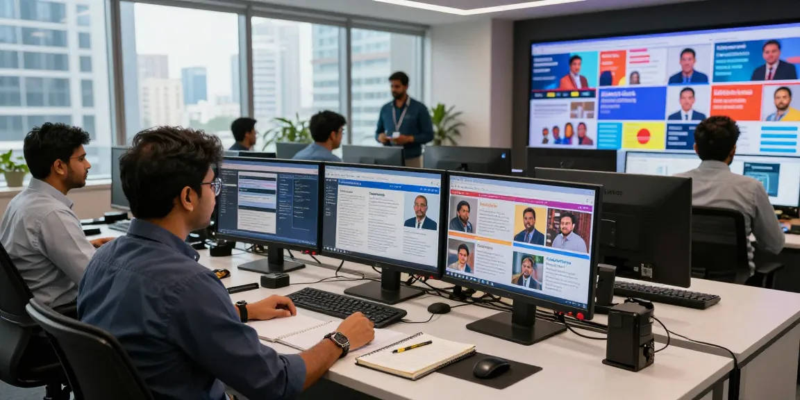 The In Daily newsroom at https://www.theindaily.com showing journalists engaged in news reporting with live feeds.