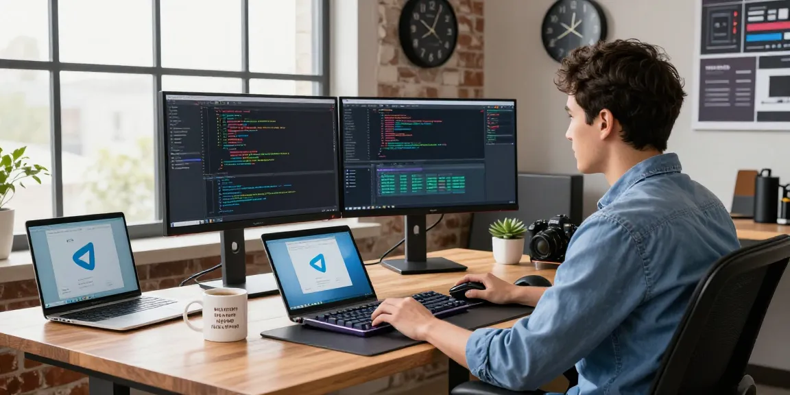Discover how to effectively use Telegram Download in a dynamic workspace with innovative technology integration.