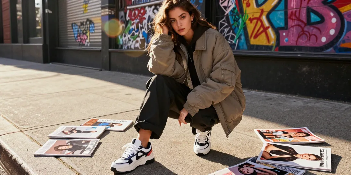 Fashion influencer showcasing modern street style in urban setting, featuring https://shs-dome5.com/ fashion trends.