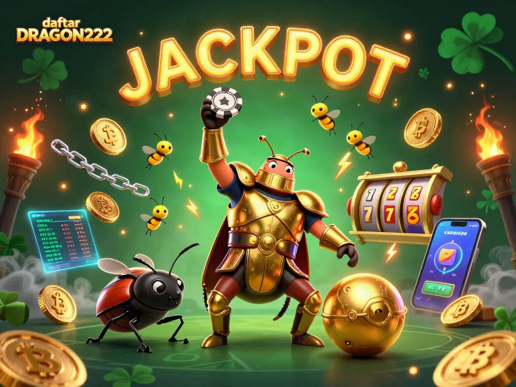 Experience thrilling fun with daftar DRAGON222, where jackpots come alive amidst crypto and vibrant game elements!