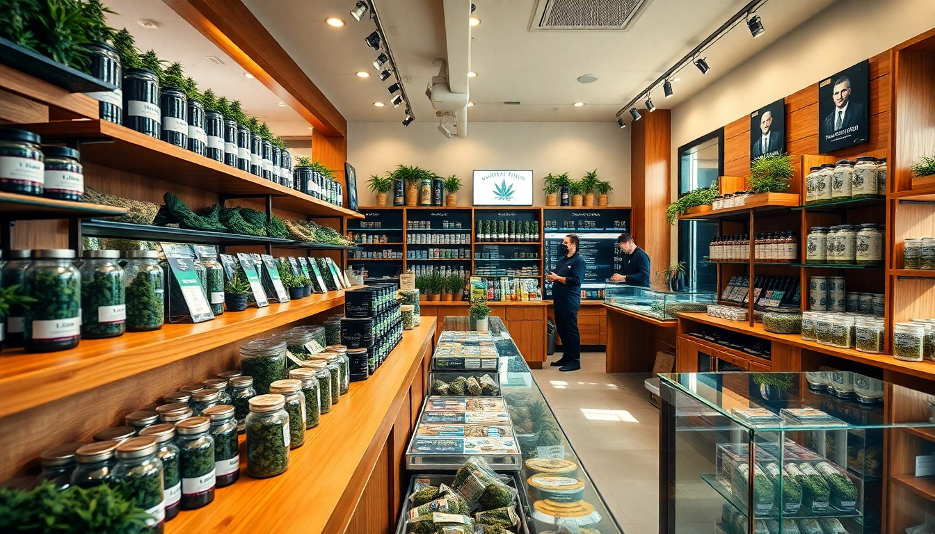 Discover quality cannabis selections in a modern Weed Store showcasing vibrant products.