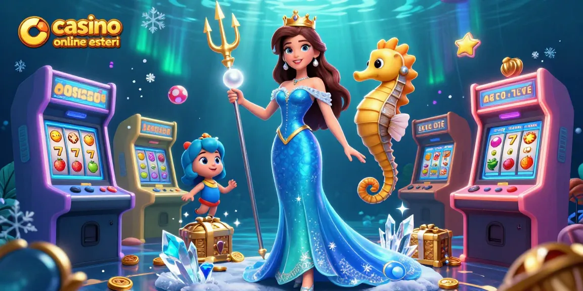 Scopri l'emozione dei casino online esteri con elementi di gioco vibranti e personaggi sottomarini.