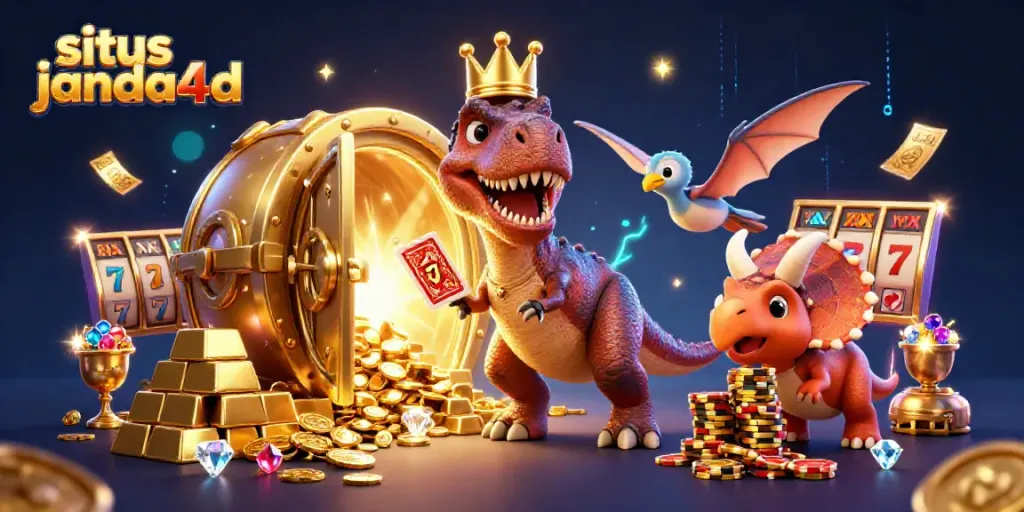 Slot online situs janda4d menampilkan karakter lucu dalam ilustrasi menarik yang menggambarkan pengalaman bermain yang menyenangkan.
