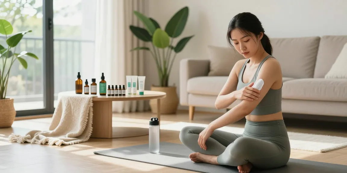 Properloud quality CBD products in a serene wellness routine, highlighting organic topical application.
