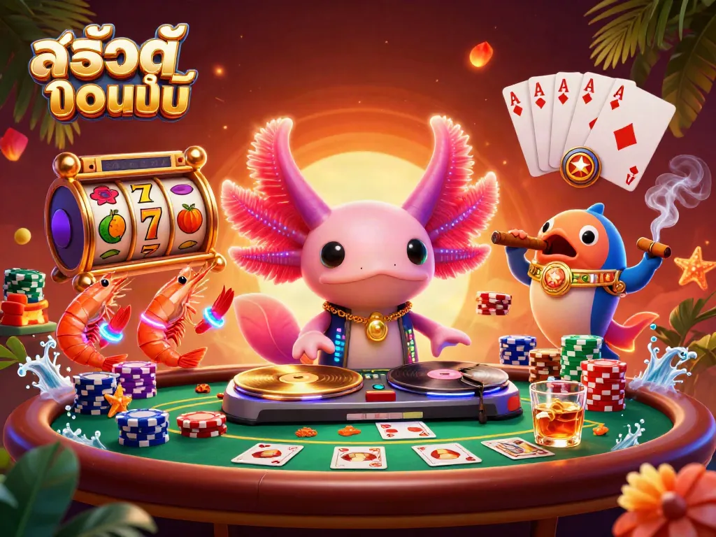เล่นสล็อตออนไลน์กับดีเจแอกซอลอ็ทที่มีสีสันและเกมสล็อตครบวงจร