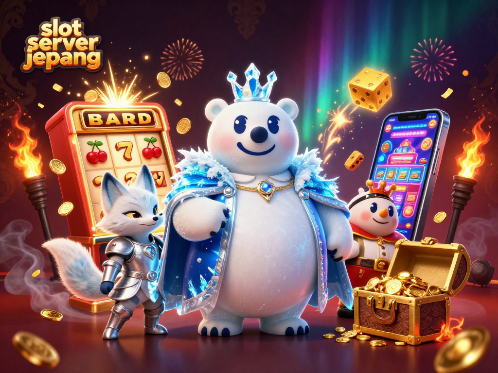 Experience thrilling wins at slot server jepang with engaging characters and vibrant casino elements.