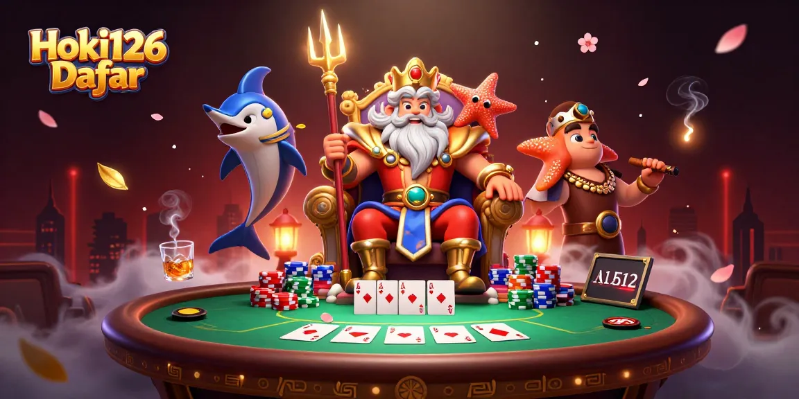 Engage in winning strategies with Hoki126 Daftar at an exciting poker casino scene.