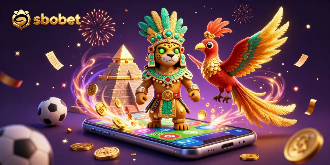 Engage with sbobet sports betting through immersive gaming elements like trophies and betting slips.