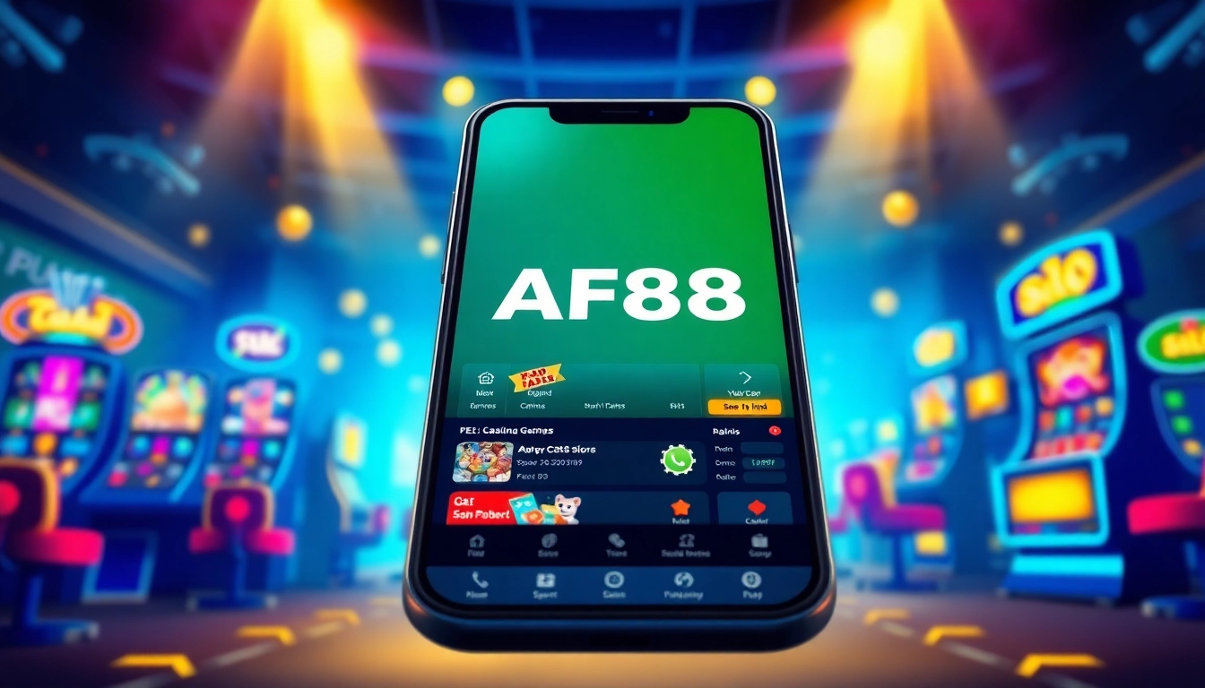 AF88 online betting platform showcasing exciting games and reliable transactions.