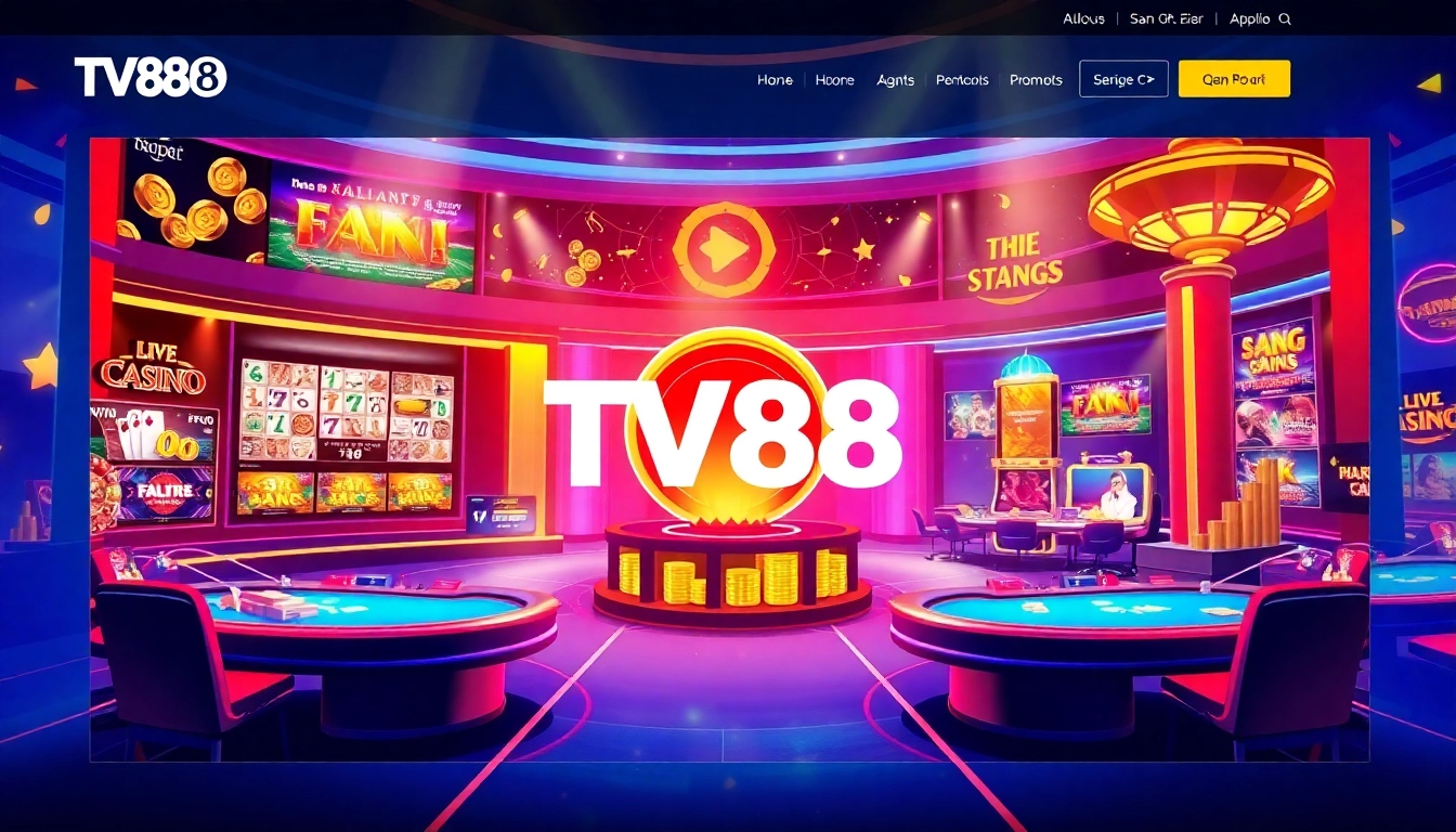 Explore the vibrant TV88 online gambling platform with casino games and promotions.