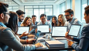 Youdao translation tools enhancing cross-language communication in a modern office