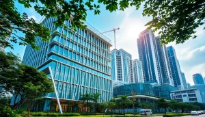 Showcase the stunning tampines ec from a dynamic perspective, highlighting its modern design and community vibe.