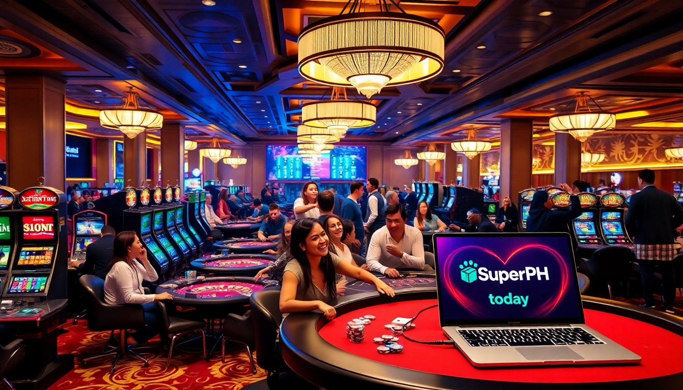 Join SuperPH today and immerse in the luxury casino experience surrounded by excited players and vibrant games.