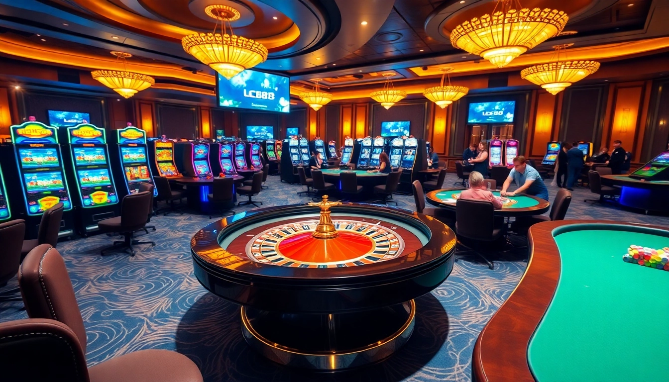 Experience the excitement of gambling at trang chủ lc88 in a luxurious casino environment.