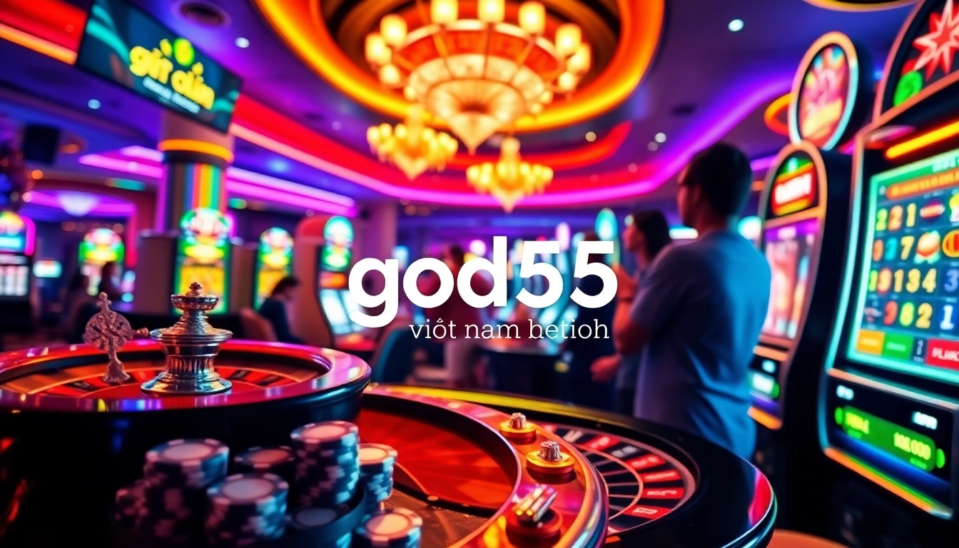 Engage in thrilling gaming at god55 việt nam, featuring vibrant slots and exciting poker tables.