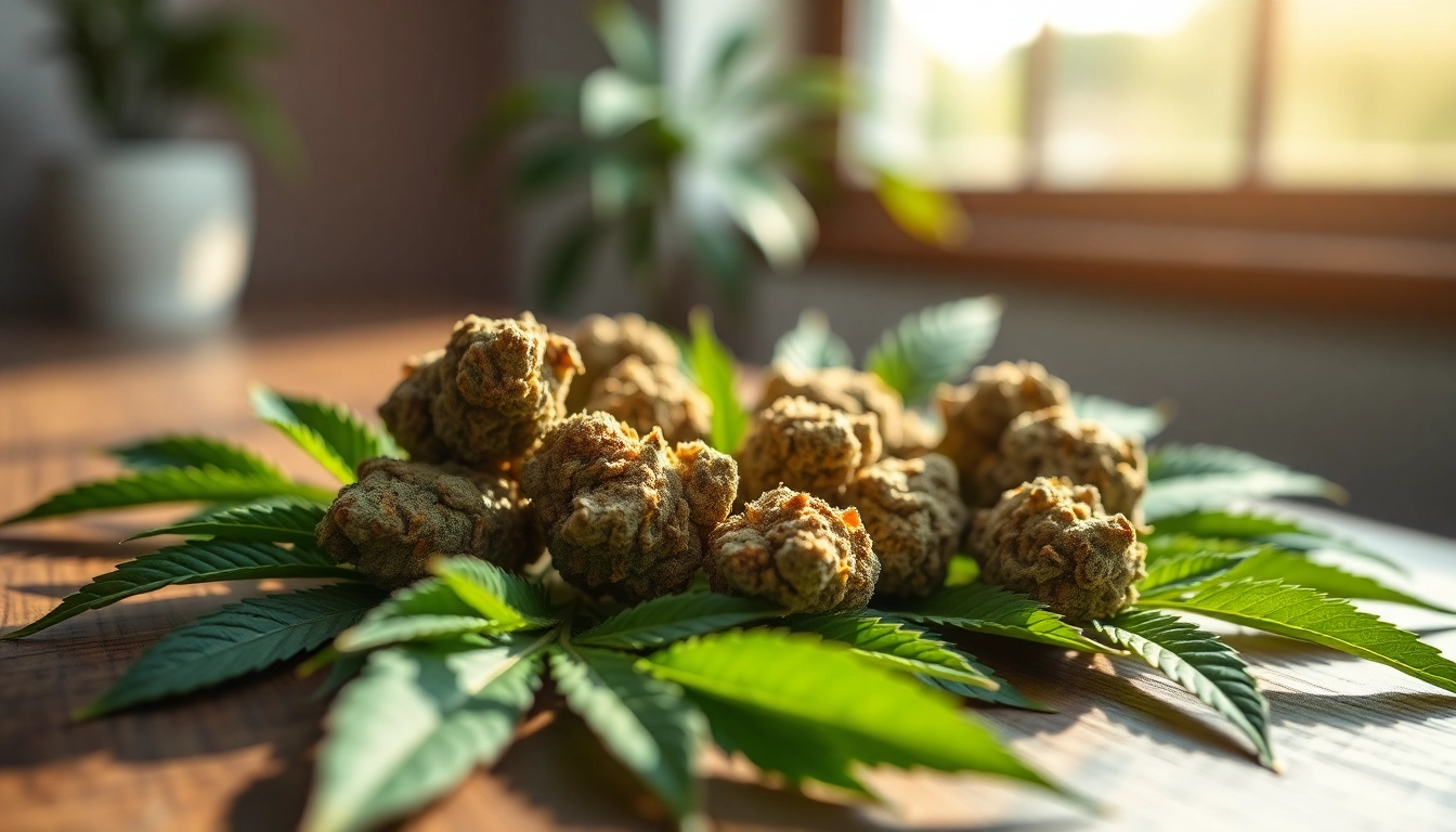 Showcasing Mental Wellness CBD buds with a natural aesthetic to symbolize health and relaxation.