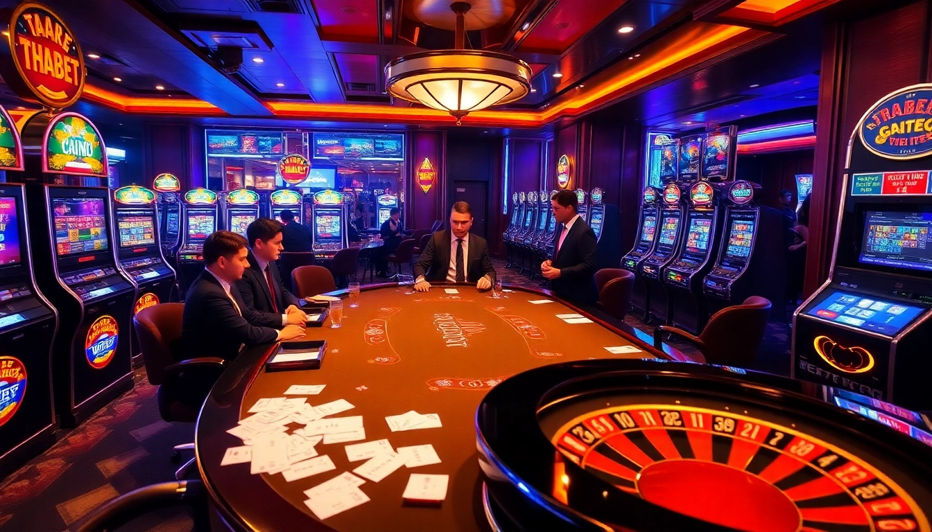 Enjoy thrilling games at Thabet's casino with vibrant slots and engaging poker action.