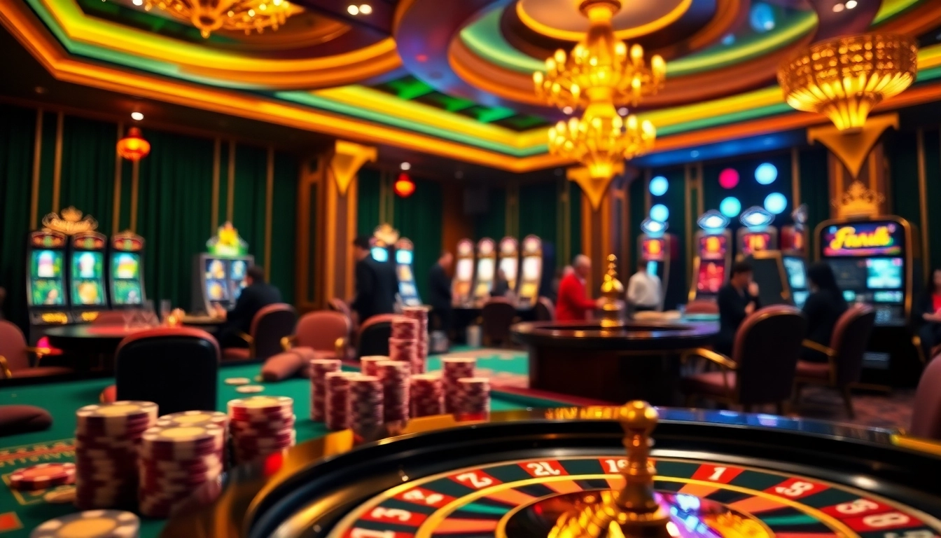 Engaging gameplay at https://gg88.wales/ showcasing exciting slot machines and casino tables.