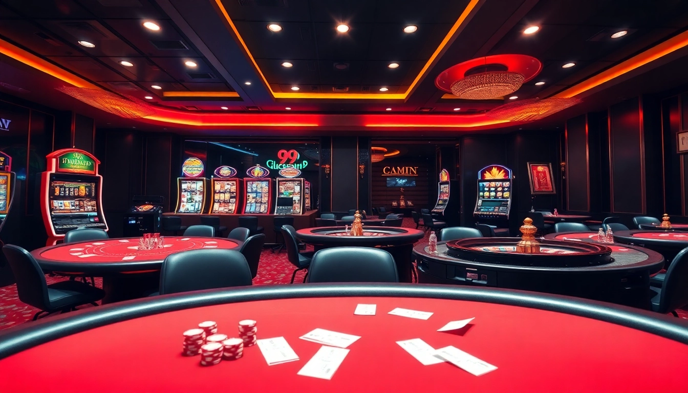Play exciting games at 99win with vibrant slot machines and elegant poker tables.