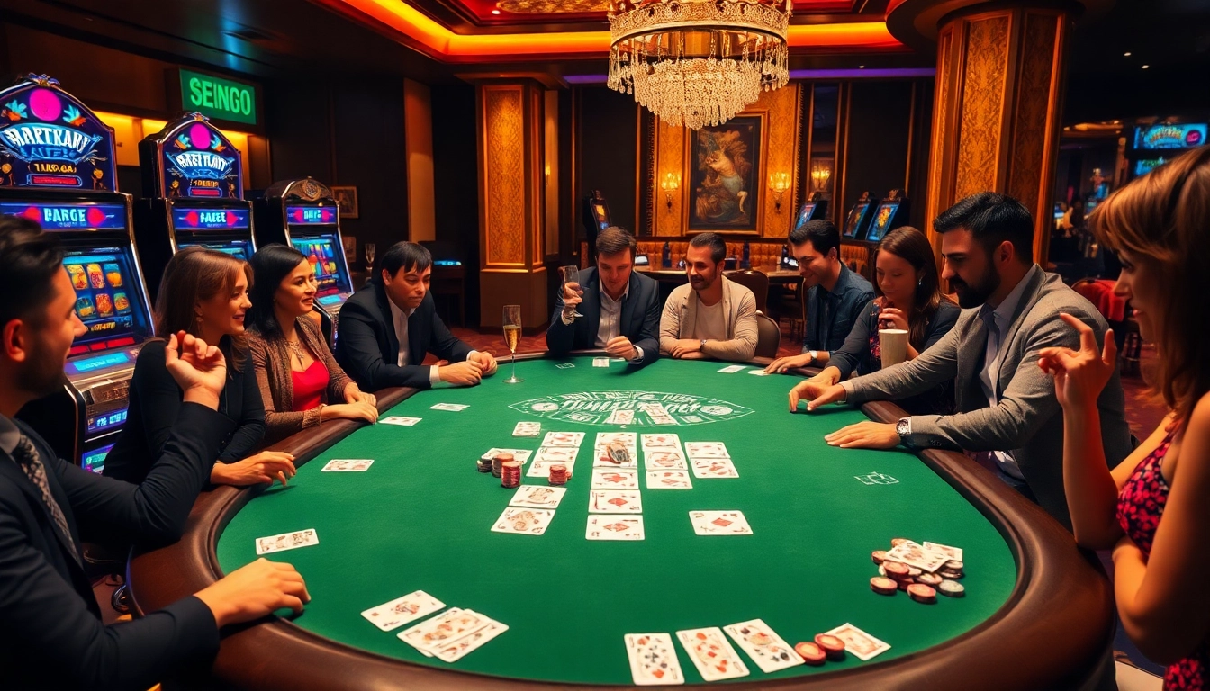 Get ready to win at da ga with vibrant poker chips and thrilling casino action.