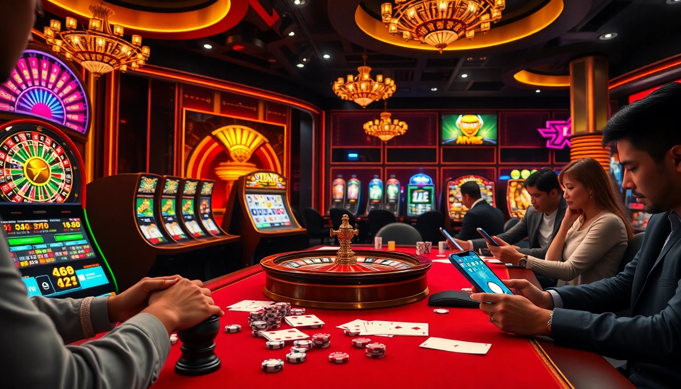 Experience the excitement of online gambling at AF88 LINK with vibrant casino games and engaging visuals.
