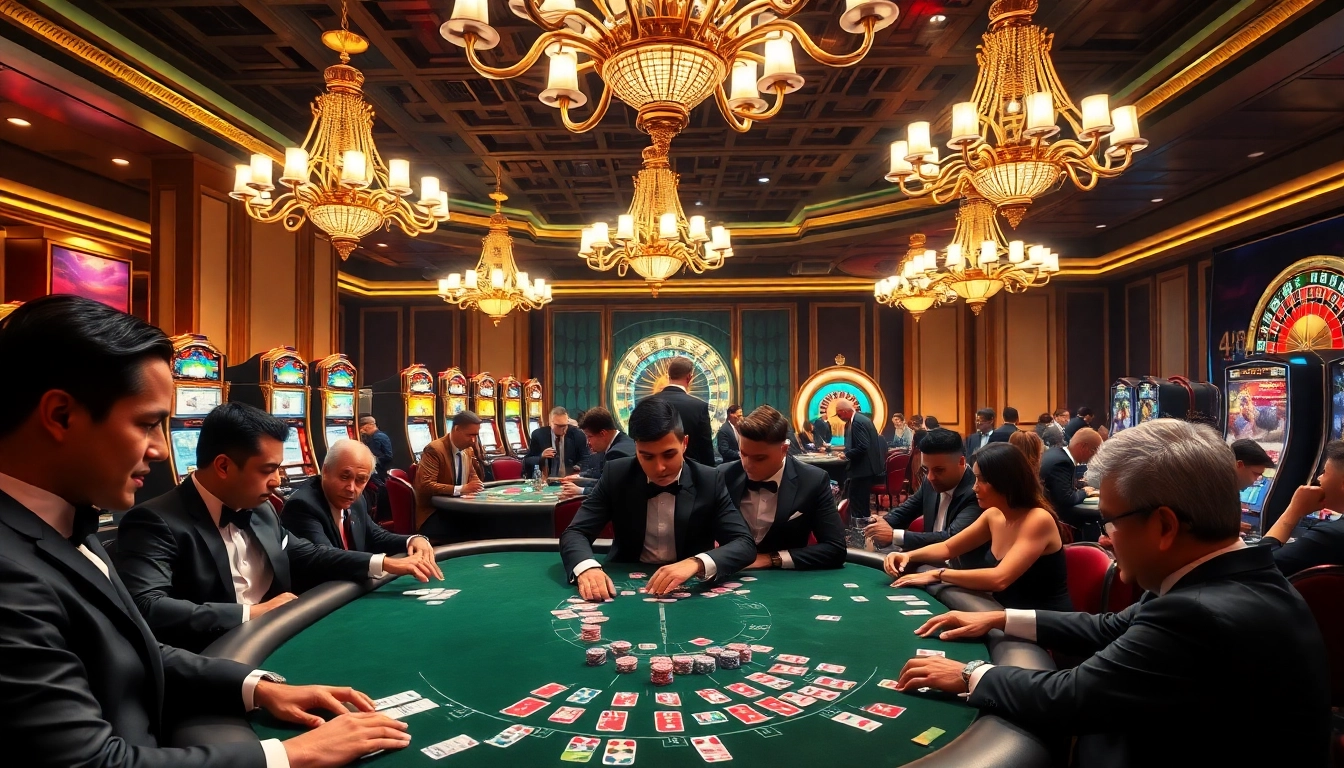 Experience high-stakes poker and vibrant slots at https://hanoiculturetravel.com/ in a luxurious casino setting.