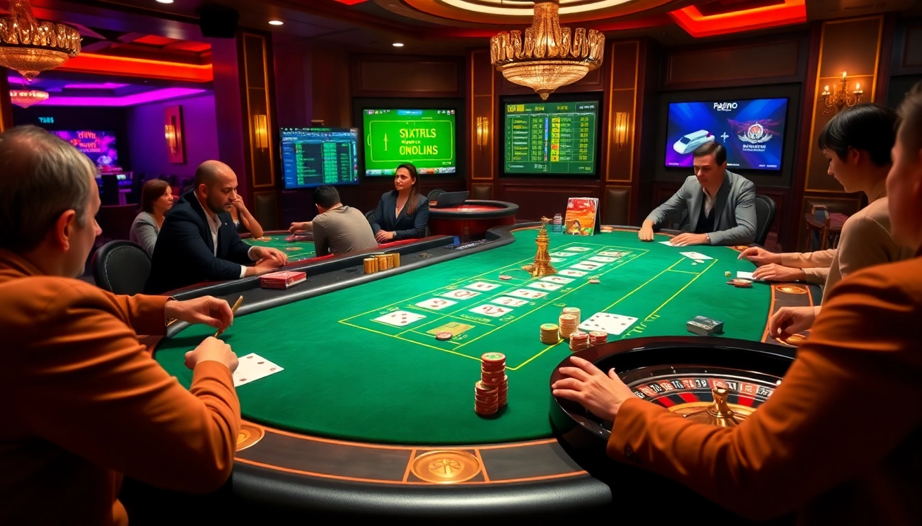 Intense gameplay at a luxurious casino table featuring betting slips and chips at https://sa88.it.com/.