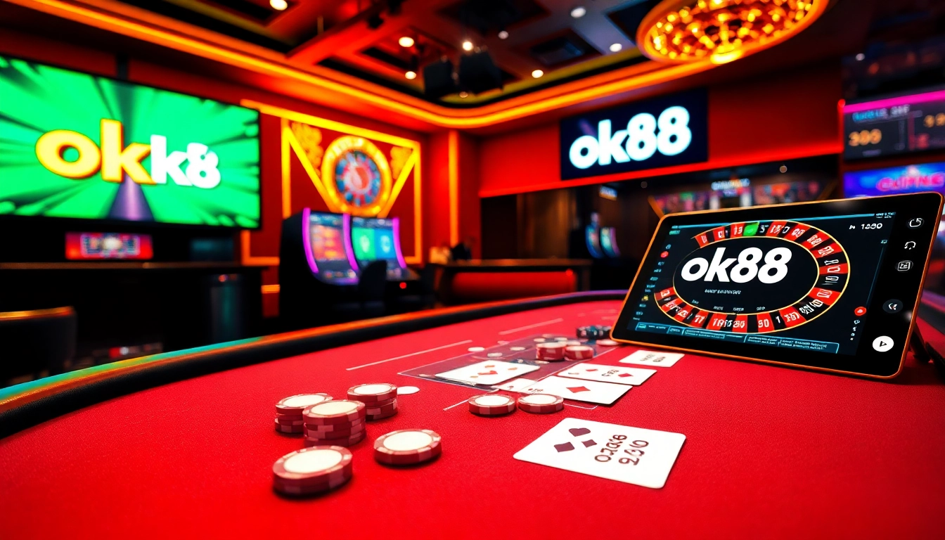 Experience the excitement of ok88 casino action with vibrant games and thrilling betting opportunities.