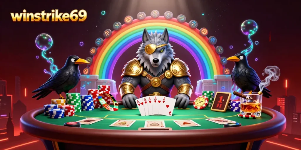 Experience excitement with winstrike69 as Odin and ravens bridge the casino world.