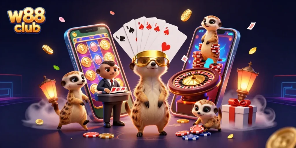Kết nối với w88 club, tham gia trải nghiệm cá cược đỉnh cao với các trò chơi sòng bạc hấp dẫn.