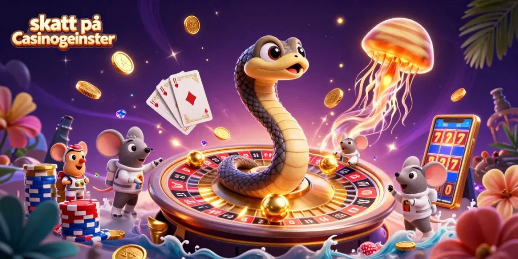 Oppdag skatt på casinogevinster med astronautmus som satser på en roulettehjul-scene.